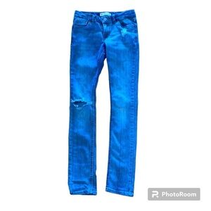 Levi’s 711 Skinny 14 Slim Distressed Blue Jeans